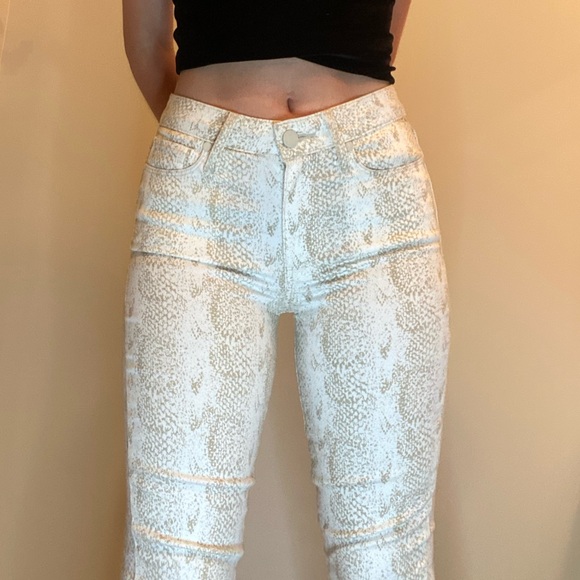 Paige denim snakeskin skinny jeans - Picture 5 of 5